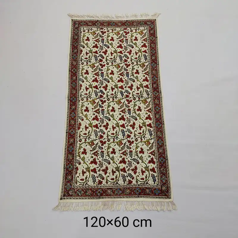 سفره قلمکار مدل باغ انگور آبنوس