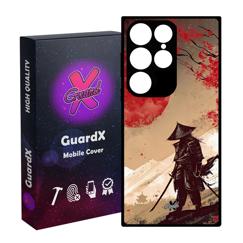 کاور گارد ایکس طرح سامورایی مدل Glass10606 مناسب برای گوشی موبایل سامسونگ Galaxy S24 Ultra