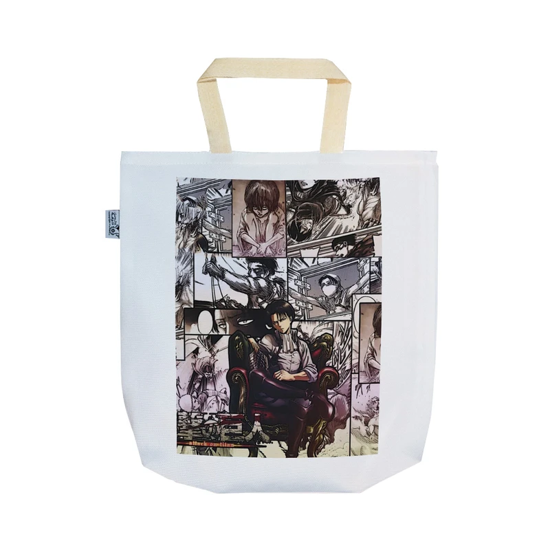 ساک خرید ترمه طراحان ایده طرح اَتک آن تایتان Attack on Titan کد strm0358 - SS