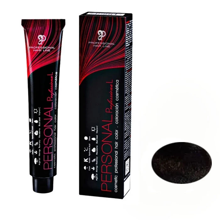 رنگ مو پرسونال شماره 6.11 حجم 100 میلی‌لیتر رنگ بلوند خاکستری تیره قوی