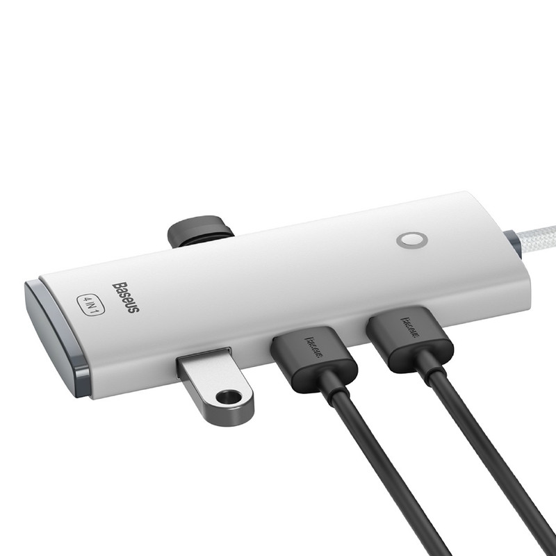 هاب 4 پورت usb3 باسئوس مدل Lite Series -WKQX030201  2M