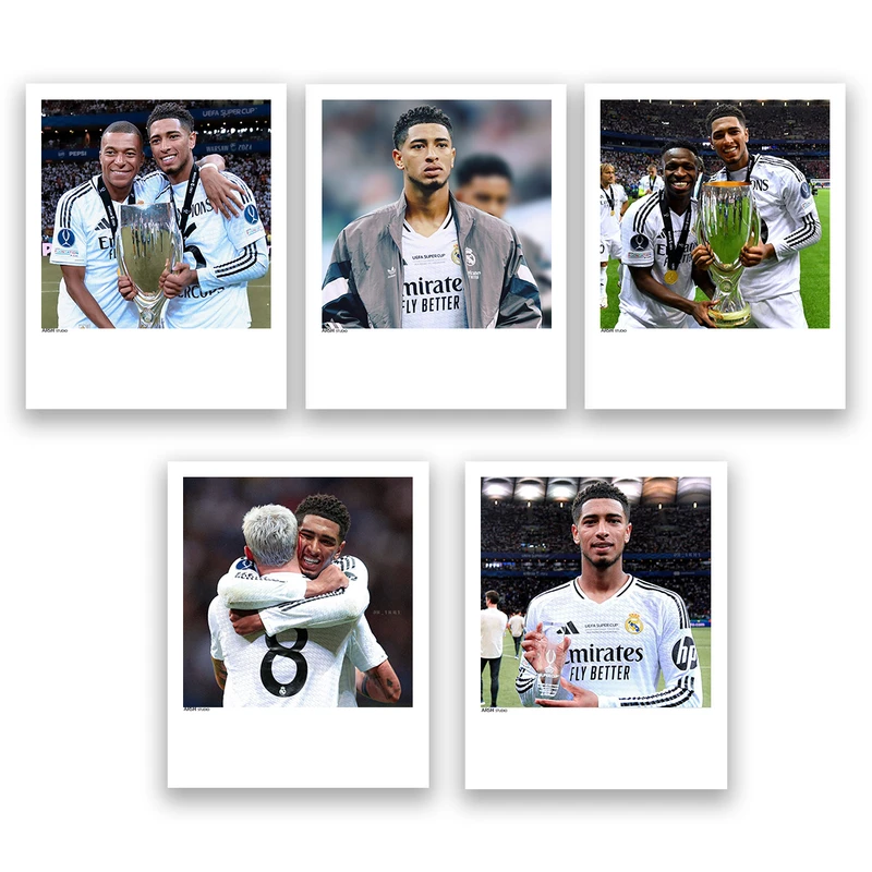 آویز تزیینی عرش مدل فانتزی فوتبالی جود بلینگام کد Asa1247 مجموعه پنج عددی