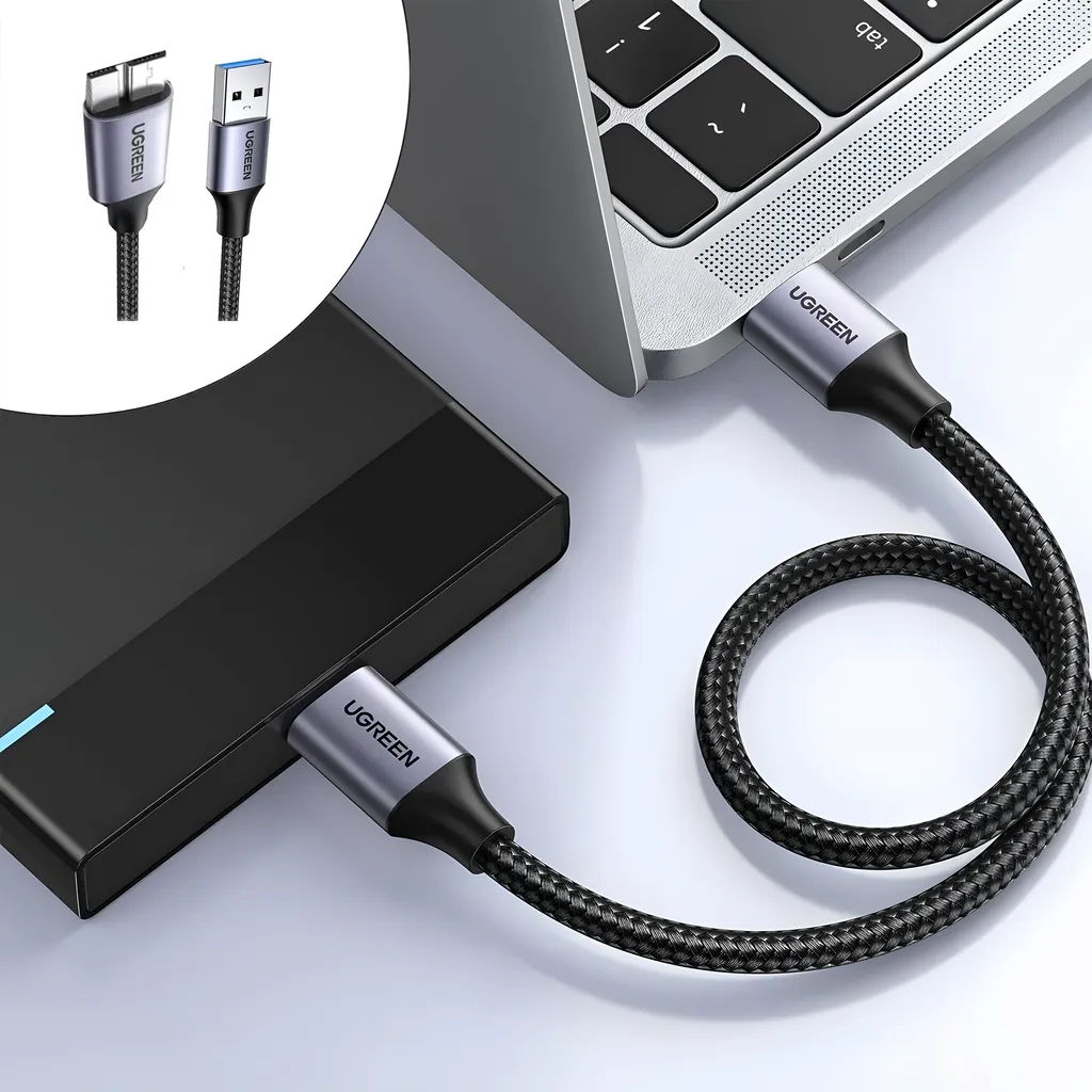 کابل هارد USB 3.0 یوگرین مدل 80793-US374 طول 1 متر