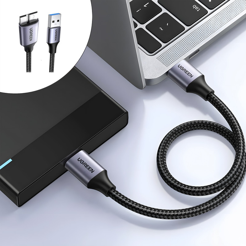 کابل هارد USB 3.0 یوگرین مدل 20117-US374 طول 0.25 متر 