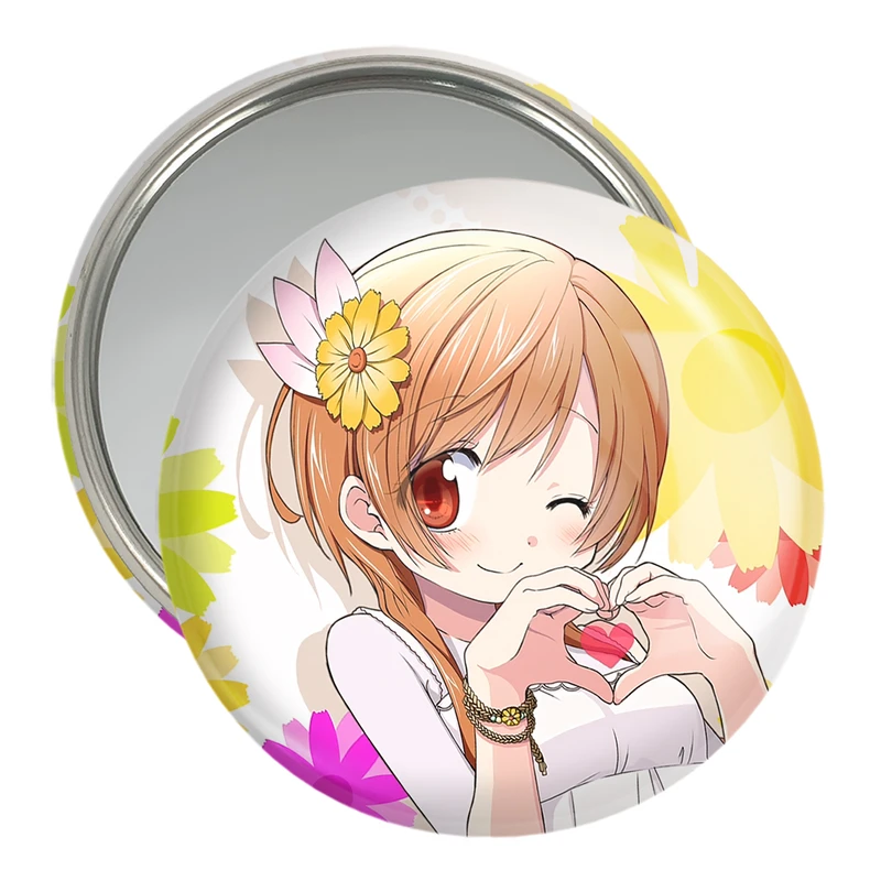 آینه جیبی خندالو مدل انیمه عشق دروغین  کد 17208