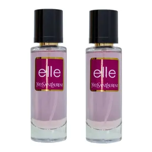 عطر جیبی زنانه نیو پرستیژ کالر مدل Elle با رایحه شیرین حجم 35 میلی لیتر مجموعه 2 عددی
