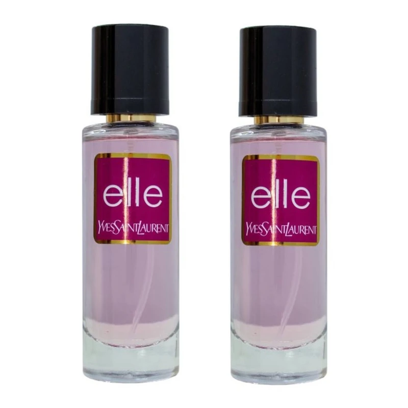 عطر جیبی زنانه نیو پرستیژ کالر مدل Elle با رایحه شیرین حجم 35 میلی لیتر مجموعه 2 عددی