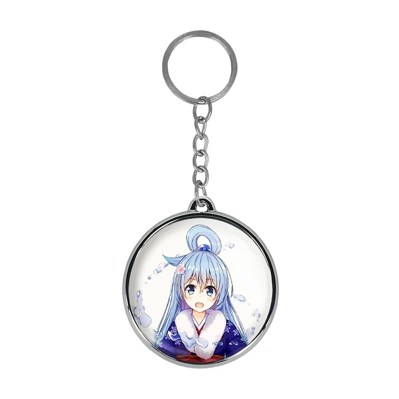 جاکلیدی خندالو طرح آکوا انیمه کونوسوبا Konosuba مدل دوطرفه کد 2732927330