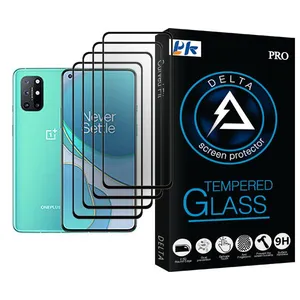 PK Delta Glass MIX004 Screen Protector For OnePlus 8T Pack Of 4