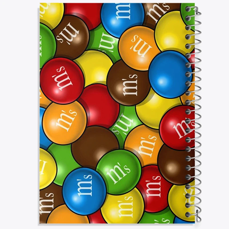 دفتر ژورنال نویسی 50 برگ خندالو مدل نقطه ای طرح M&M کد N2069