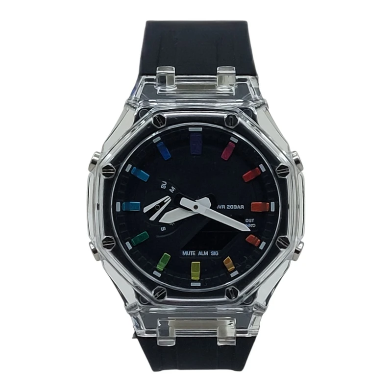 ساعت مچی عقربه‌ای مردانه کوارتز مدل کرنومتر دار پمپی کد GS1000i