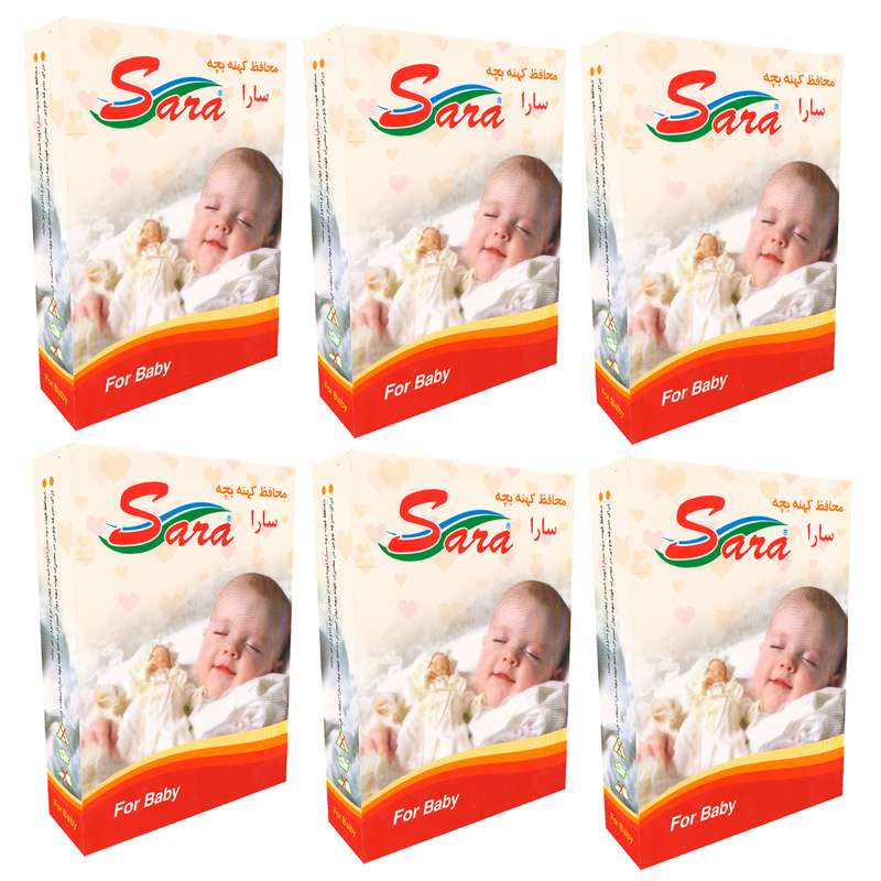 محافظ کهنه کودک سارا مدل 17931-6Box بسته 50 عددی