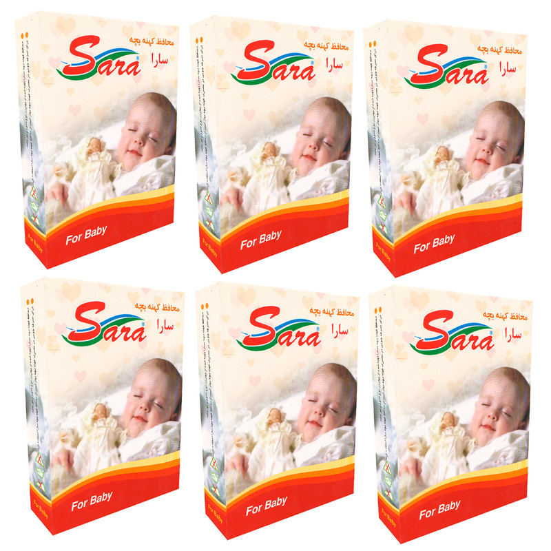 محافظ کهنه کودک سارا مدل  17931-6Box بسته 50 عددی