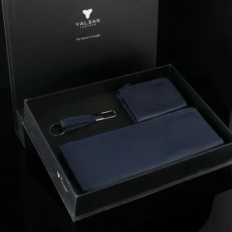 ست هدیه مردانه چرم یلسان مدل  رادمهر کد 3-RDN-KIA-092-HRM