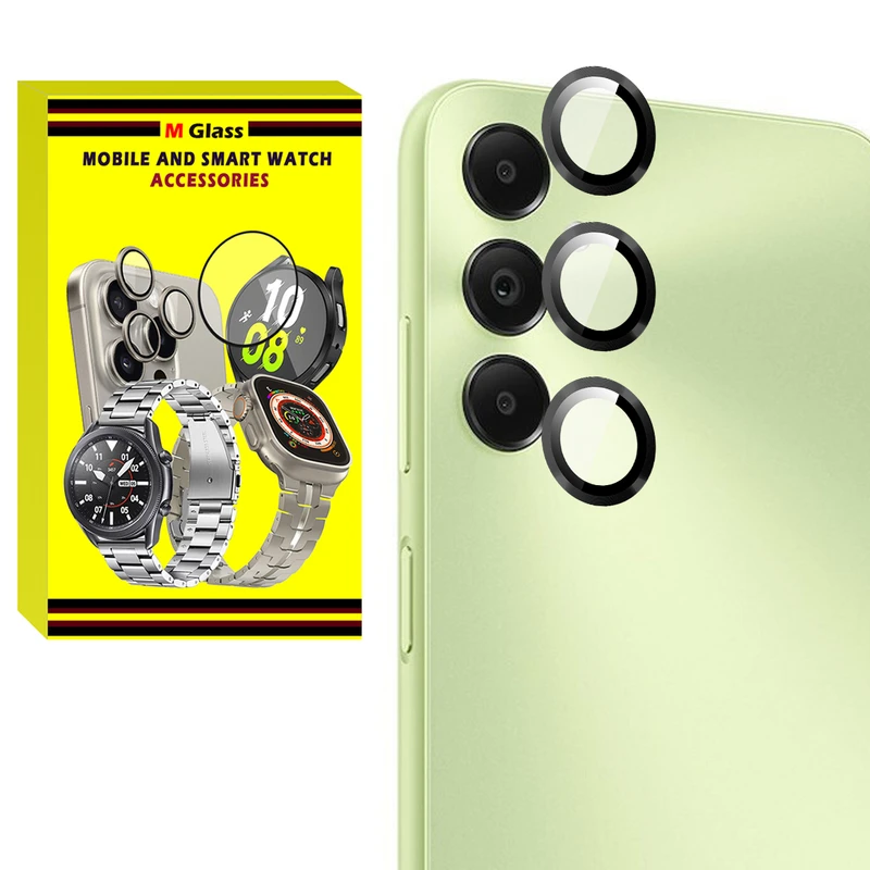 محافظ لنز دوربین فلزی ام‌گلس مدل RNG MTL MG مناسب برای گوشی موبایل سامسونگ Galaxy S24 FE