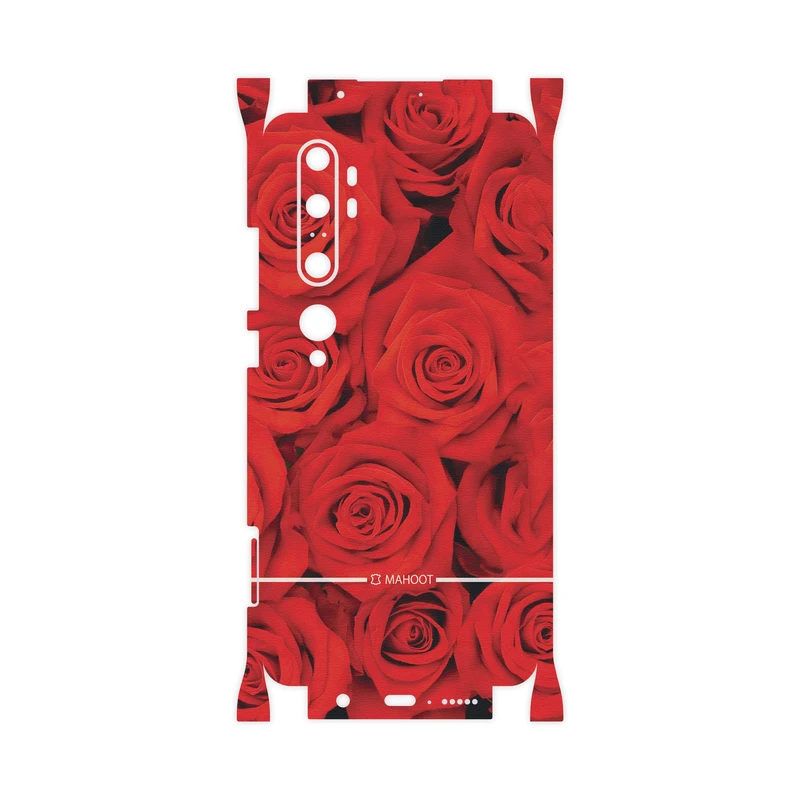 برچسب پوششی ماهوت مدل Red-Flower-FullSkin مناسب برای گوشی موبایل شیائومی MI Note 10 Pro