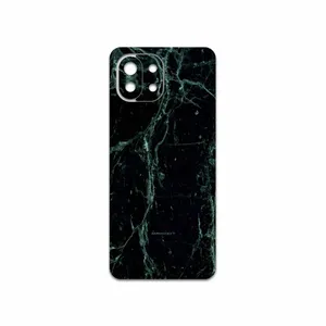 MAHOOT Graphite-Green-Marble Cover Sticker for Xiaomi MI 11 LITE