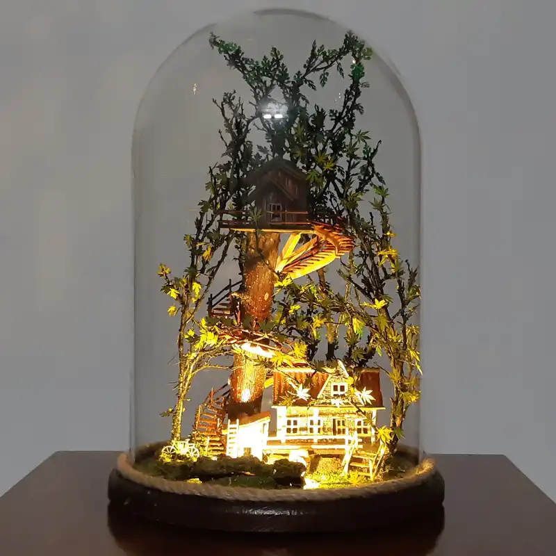 چراغ خواب هانسل وود مدل کلبه رویایی فصل تابستان کد 30