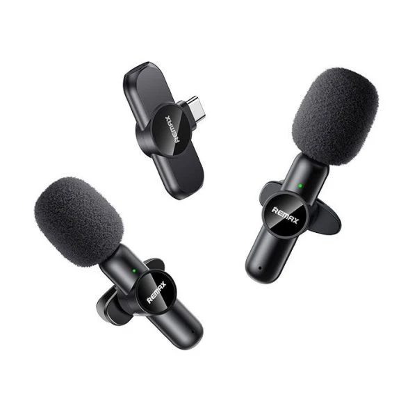 ست میکروفن بی سیم ریمکس مدل Type-C K10