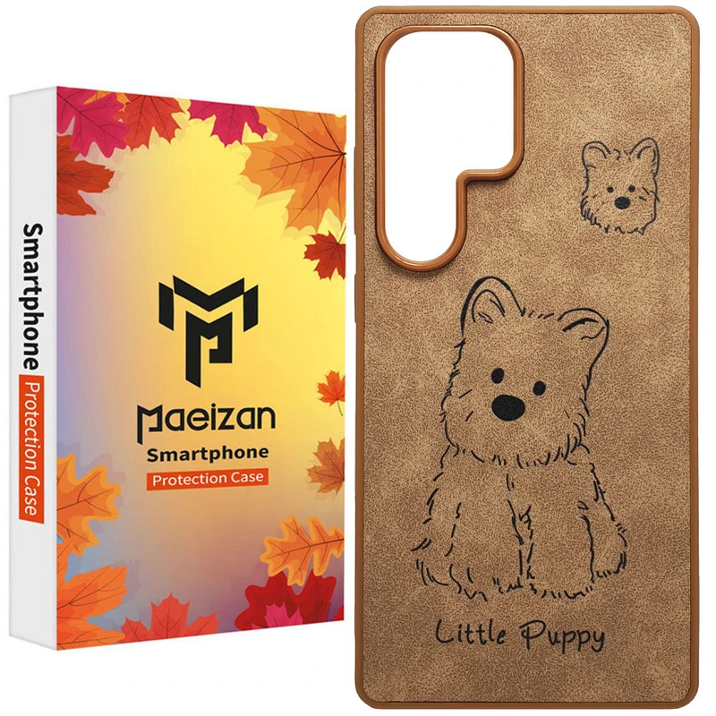 کاور پاییزان مدل Little Puppy طرح لاکجری مناسب برای گوشی موبایل سامسونگ Galaxy S25Ultra