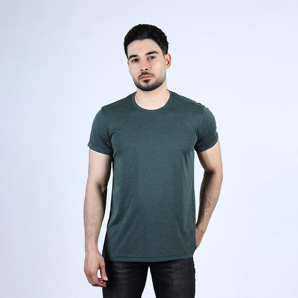 تی شرت آستین کوتاه مردانه جامه پوش آرا مدل 4011011011-43