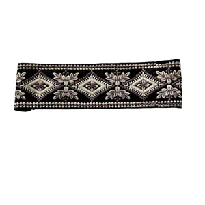 هدبند زنانه مدل گلدوزی رها