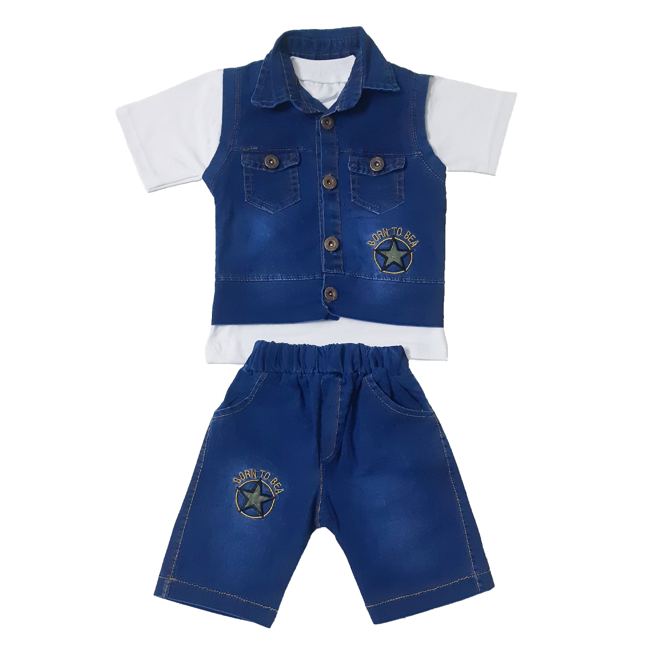 ست 3 تکه لباس پسرانه کد 160