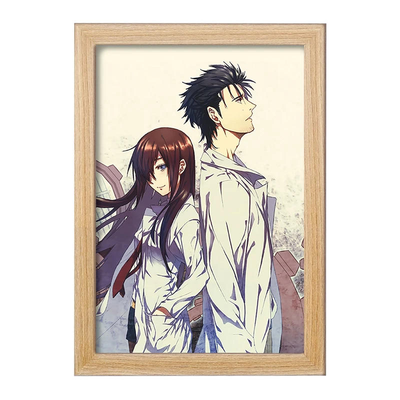 تابلو خندالو مدل رینتارو و کوریسو ماکیسه انیمه اشتاینز گیت  کد 17465