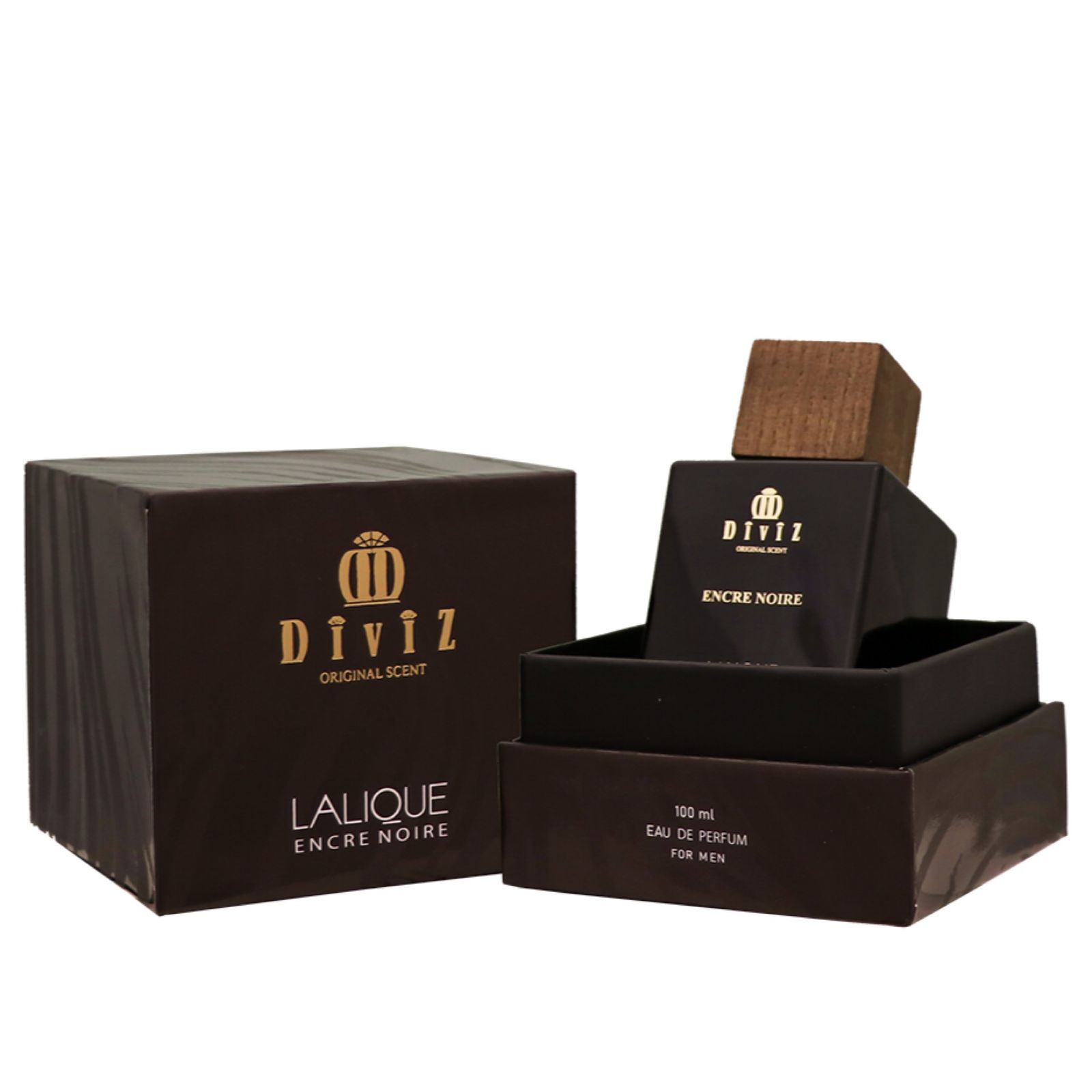 ادو پرفیوم مردانه دیوایز مدل Lalique Encre Noire حجم 100 میلی لیتر -  - 2