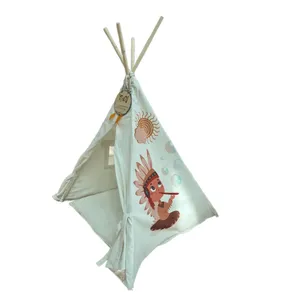 چادر بازی کودک مدل سرخپوستی کد 018