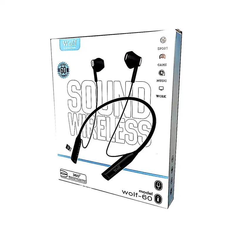 هندزفری بلوتوثی ولف  مدل 60