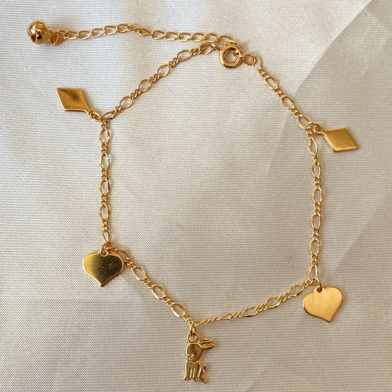 پابند زنانه ژوپینگ مدل خرگوش قلب لوزی