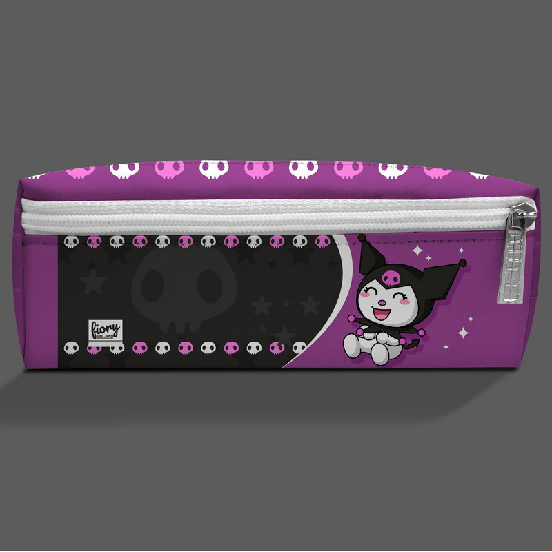 جامدادی مستر راد مدل سه زیپ طرح کرومی کد 2770