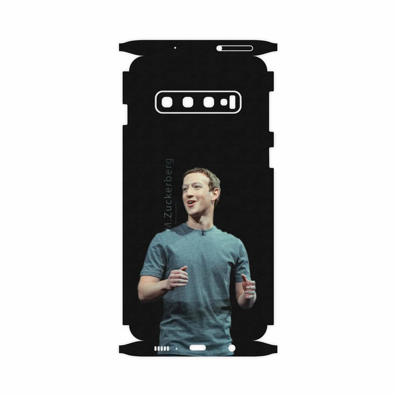 برچسب پوششی ماهوت مدل Mark Zuckerberg-FullSkin مناسب برای گوشی موبایل سامسونگ Galaxy S10