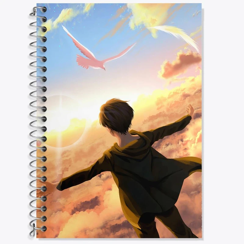 دفتر لغت 50 برگ خندالو مدل ارن یگر انیمه اتک آن تایتان کد 13247