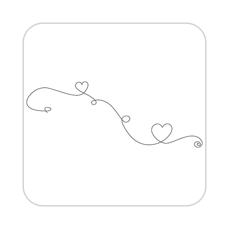 زیر لیوانی کاکتی طرح عاشقانه مدل mp36877