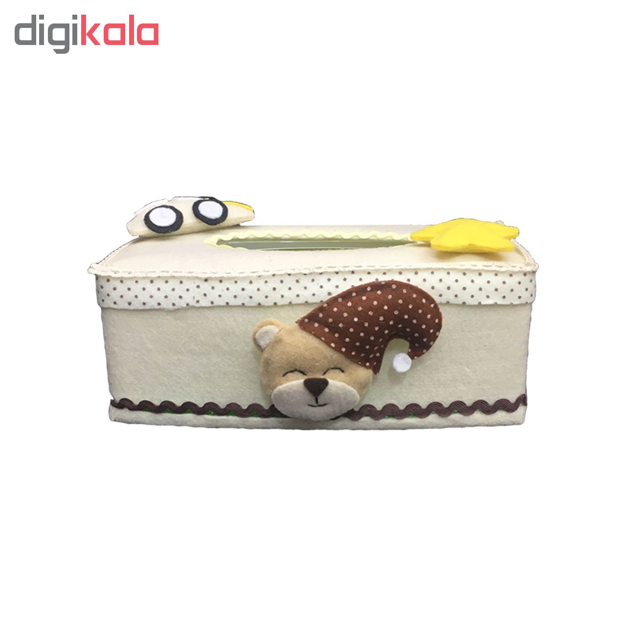 ست سطل و جادستمال کاغذی اتاق کودک طرح خرس تدی