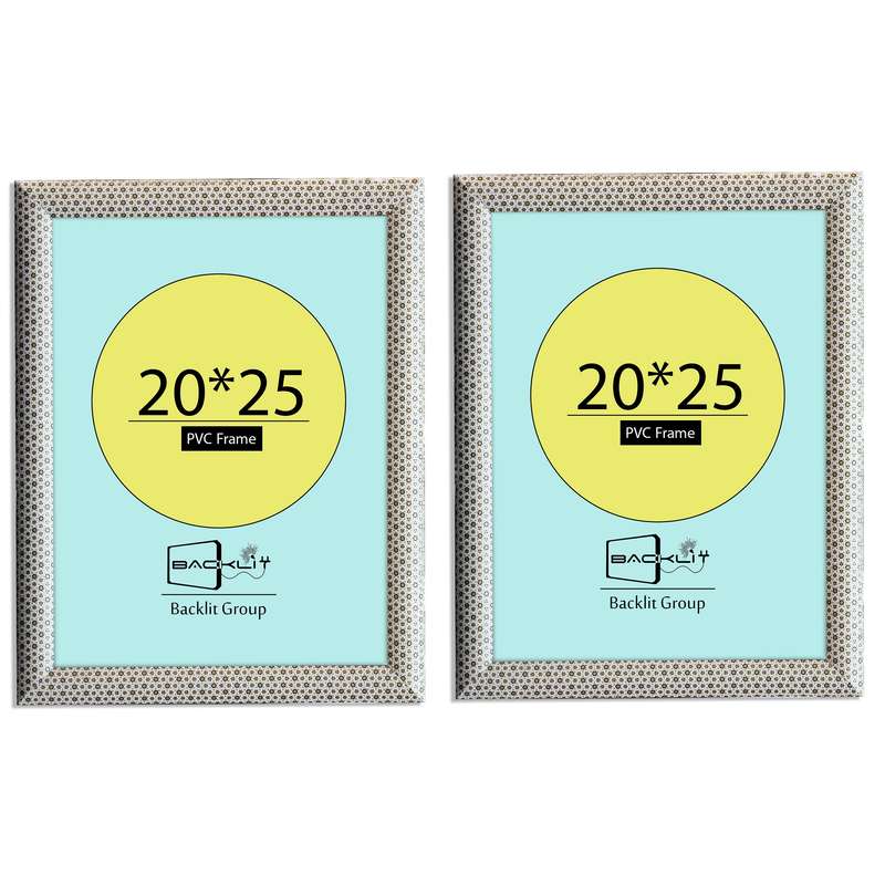 قاب عکس بکلیت مدل خاتم 20x25 مجموعه دو عددی
