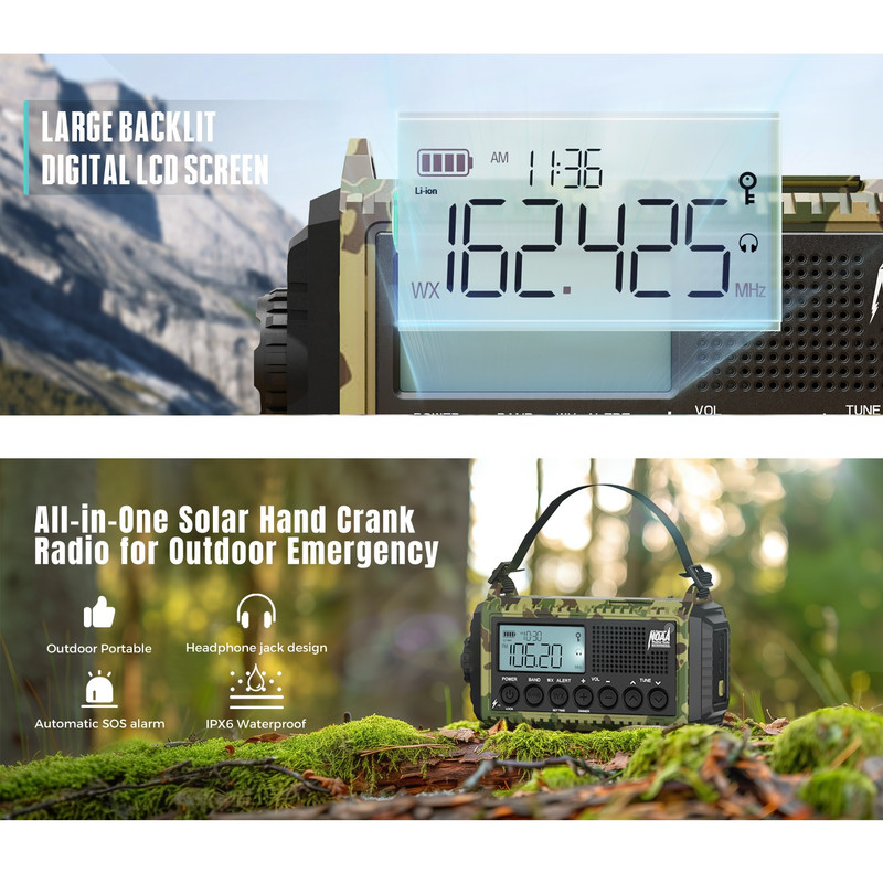 رادیو FM، AM، SW مدل CR-1009 دارای پورت USB