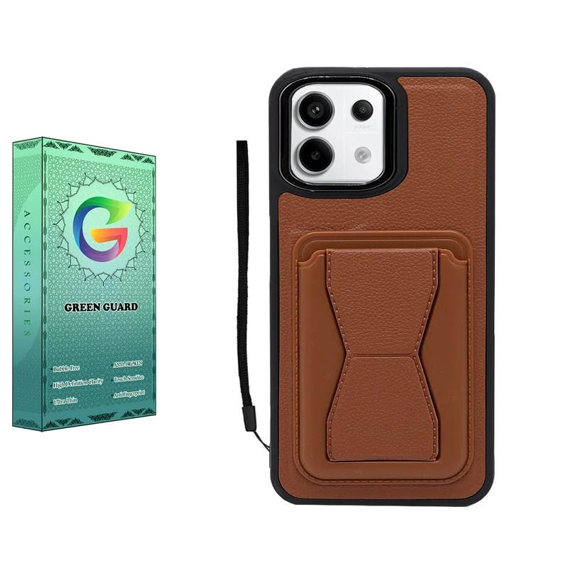 کاور گرین گارد مدل Leather-card 3 مناسب برای گوشی موبایل شیائومی Redmi Note 13 5G