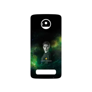 MAHOOT Scarlett Johansson Cover Sticker for Motorola Moto Z Play