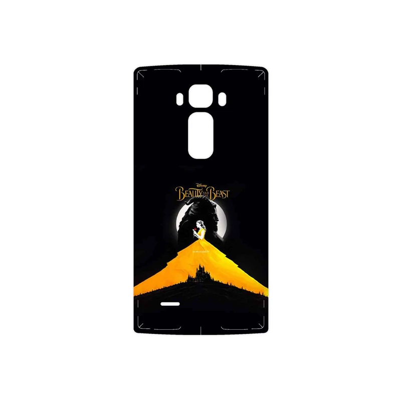 برچسب پوششی ماهوت مدل Beauty and the Beast مناسب برای گوشی موبایل ال جی G Flex 2