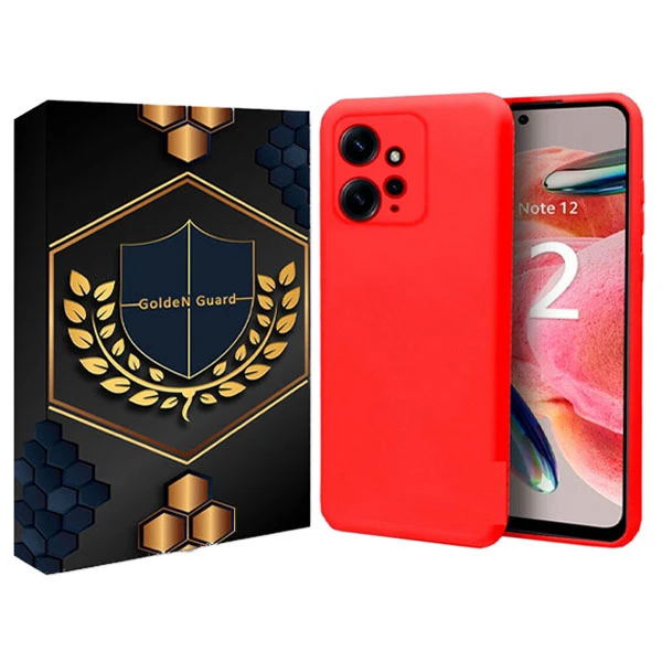 کاور گلدن گارد مدل سیلیکونی مناسب برای گوشی موبایل شیائومی Redmi Note 12 4G