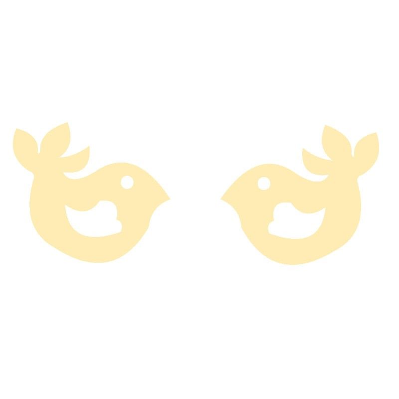 گوشواره طلا 18 عیار زنانه قیراط مدل پرنده کد GH6260 - - 2