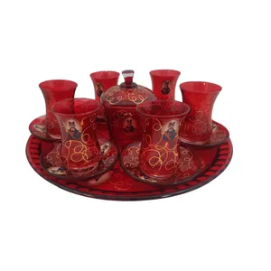 سرویس چای خوری 15 پارچه پاشاباغچه طرح ناصری