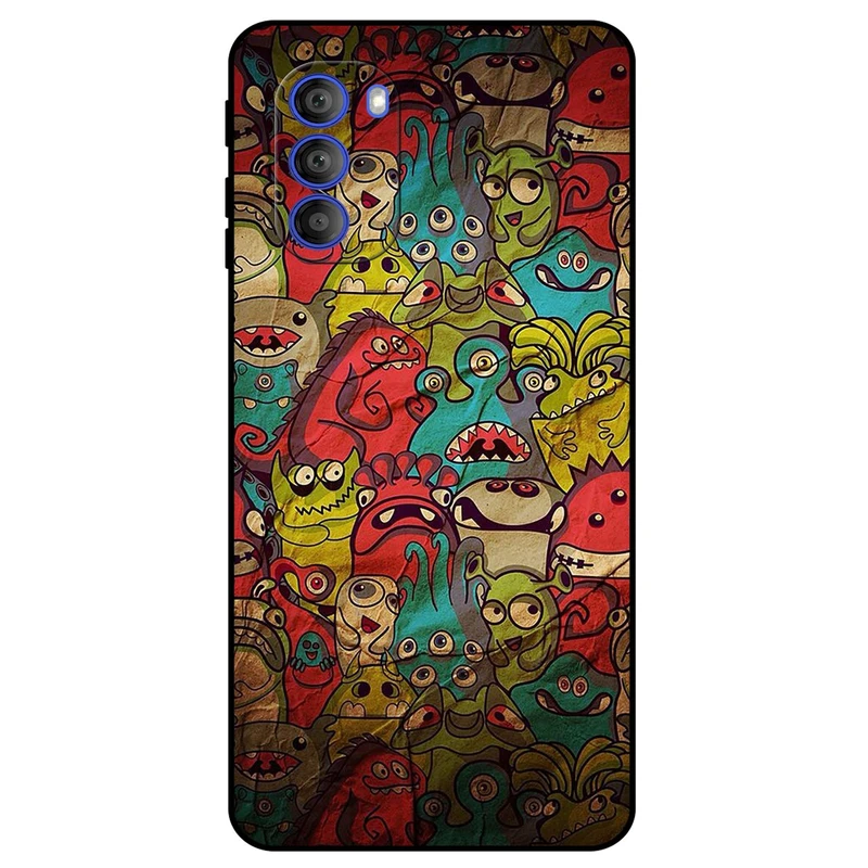 کاور مگافون طرح هیولا مدل 0101 مناسب برای گوشی موبایل موتورولا Moto G51 5G 