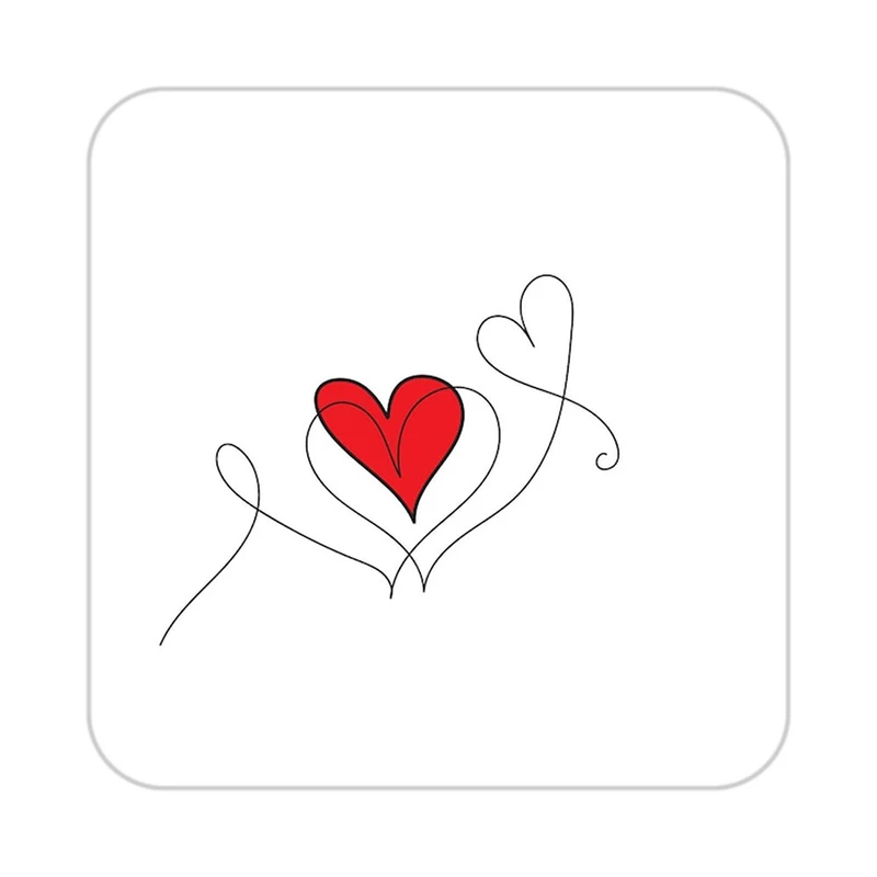 زیر لیوانی کاکتی طرح عاشقانه مدل mp39248