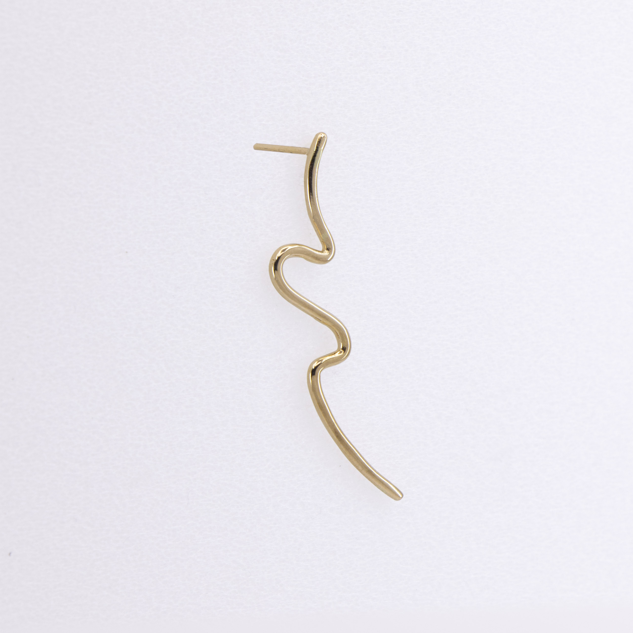 گوشواره طلا 18 عیار زنانه پولک مدل نوا