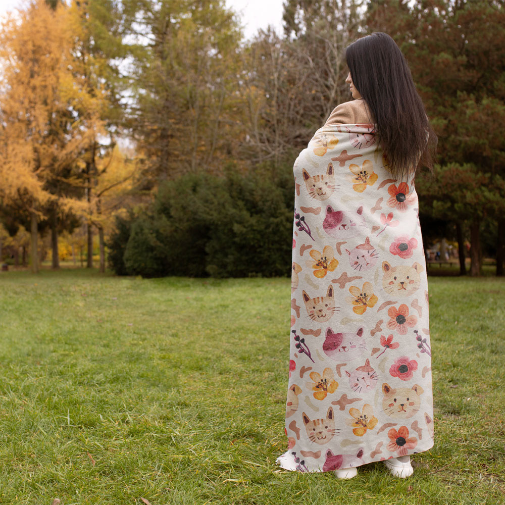 شال مبل مدل فانتزی کد F2SH1069 سایز 100x180 سانتی متر