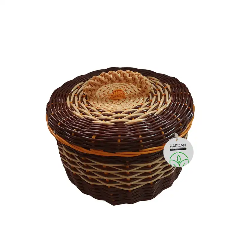 سبد نظم دهنده حصیربافی پریجان مدل PRJ1017